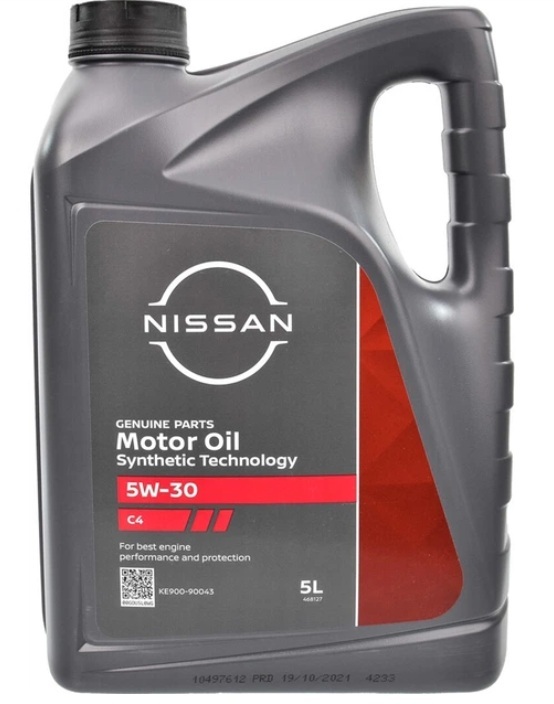 Олива моторна NISSAN Motor Oil DPF 5W-30 C4 5л.